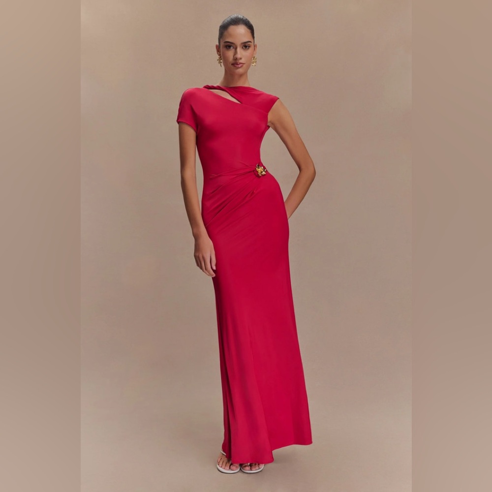 Meshki Kaida Slinky Maxi Dress with Hardware